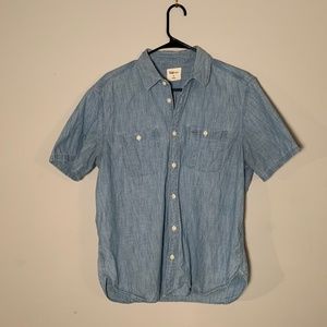 Chambray Short Sleeve Button Up